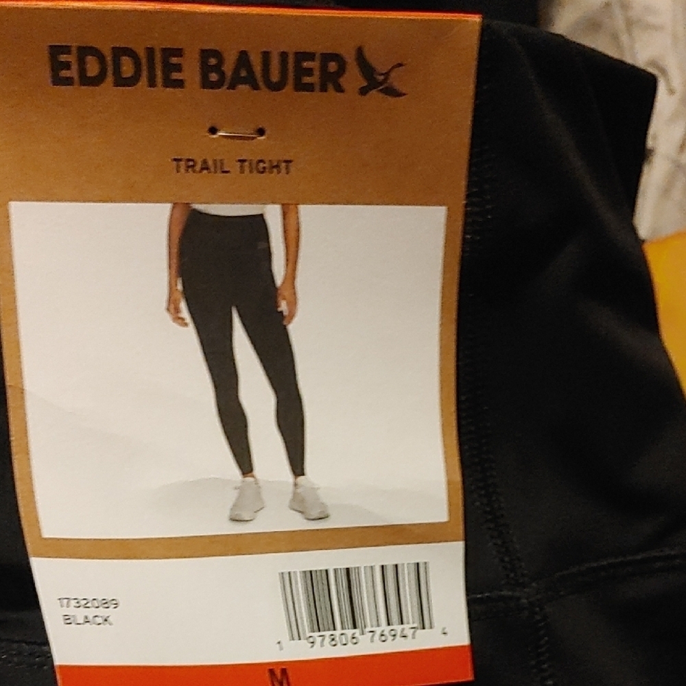 NWT Eddie Bauer Women's Trail Tight Black‎ - Picture 5 of 6